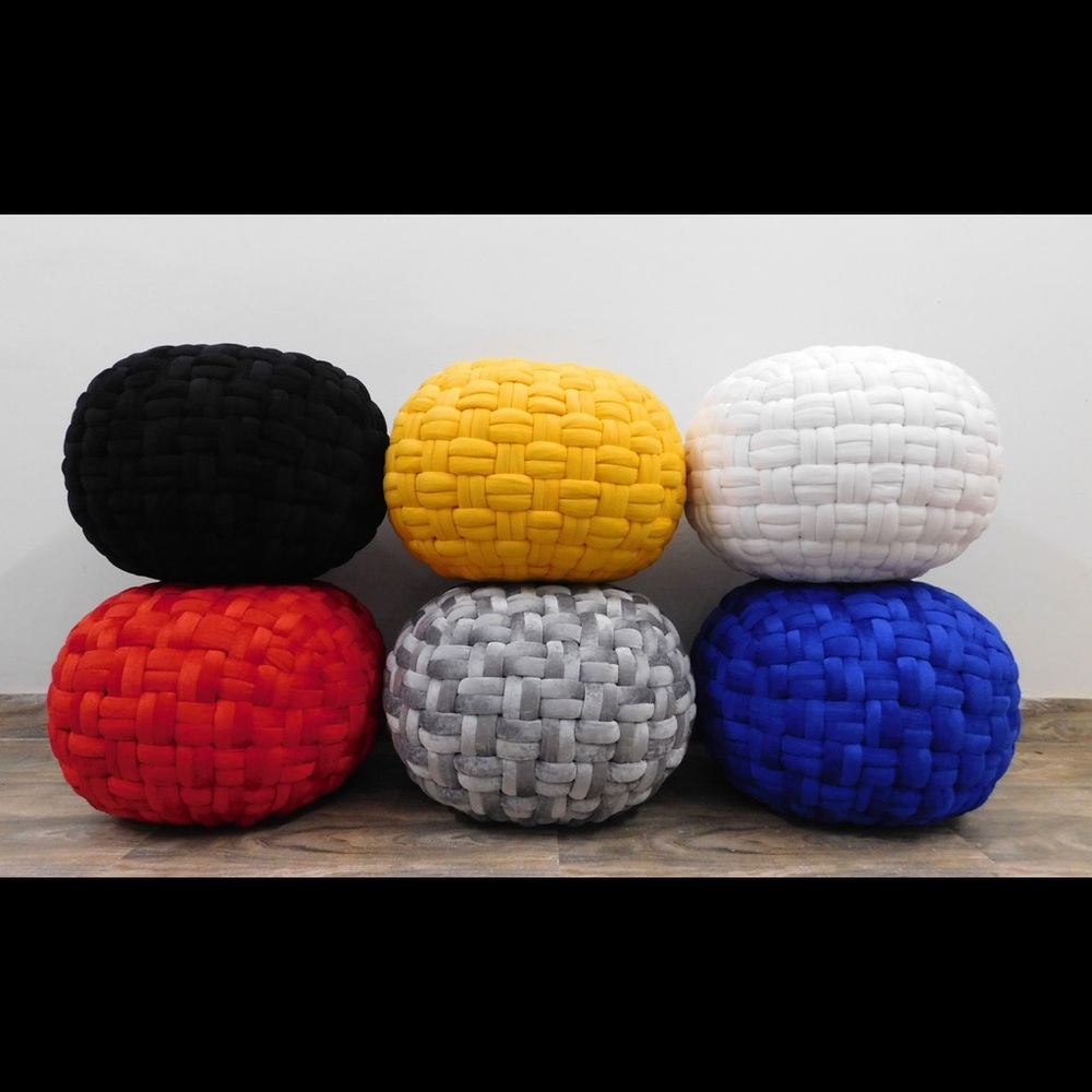 Brand new Velvet Ottomans